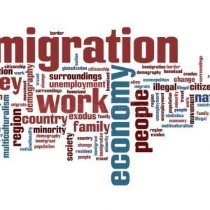 immigration wordcloud