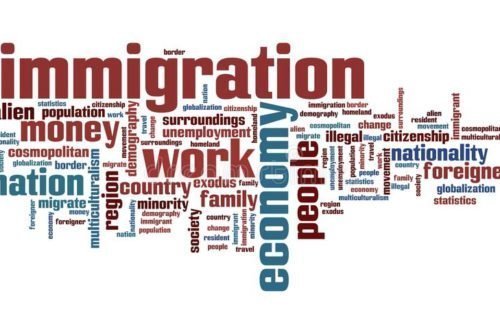 immigration wordcloud