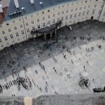 Pic of people from high above looking like ants